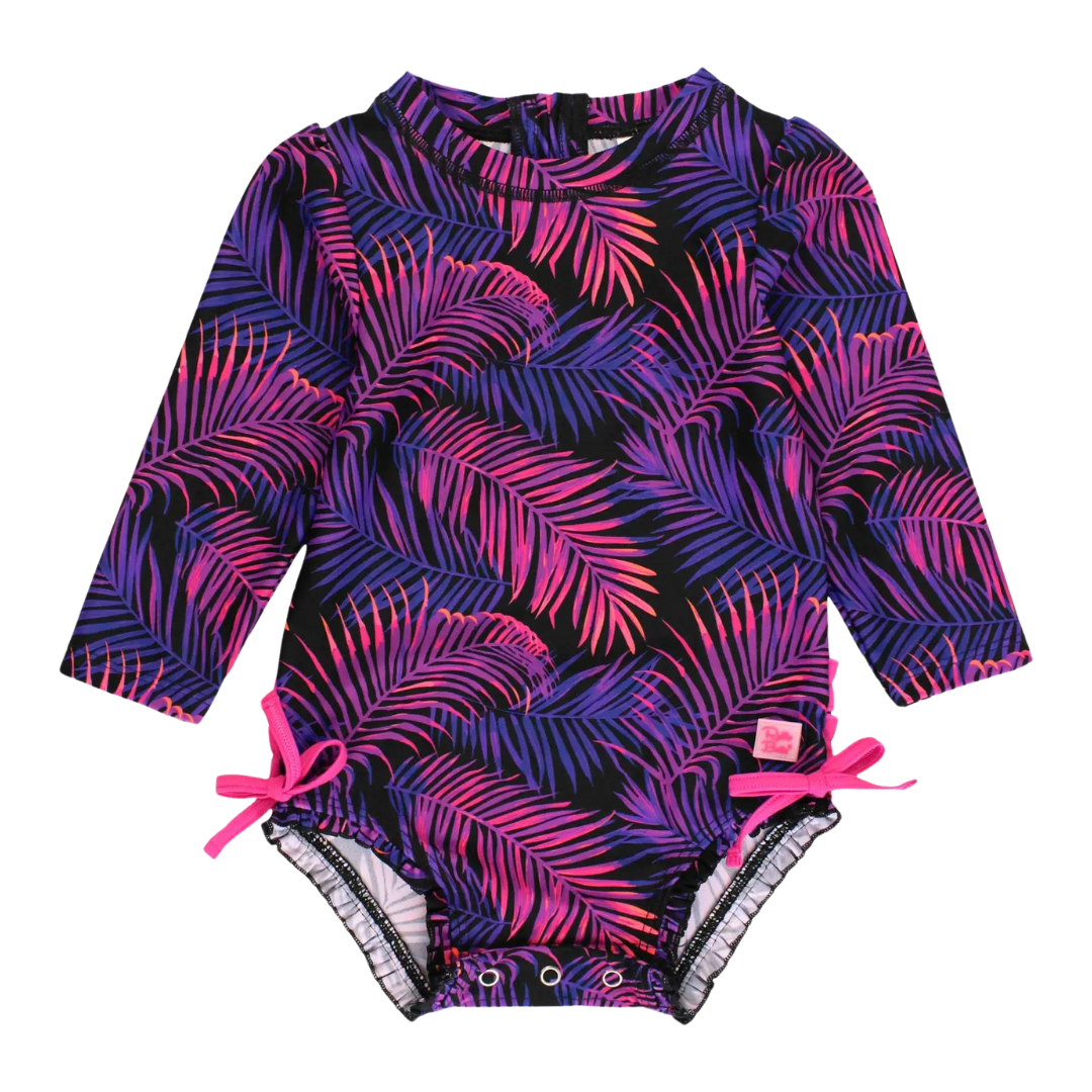 Blush Gingham Rashguard One Piece main image 1