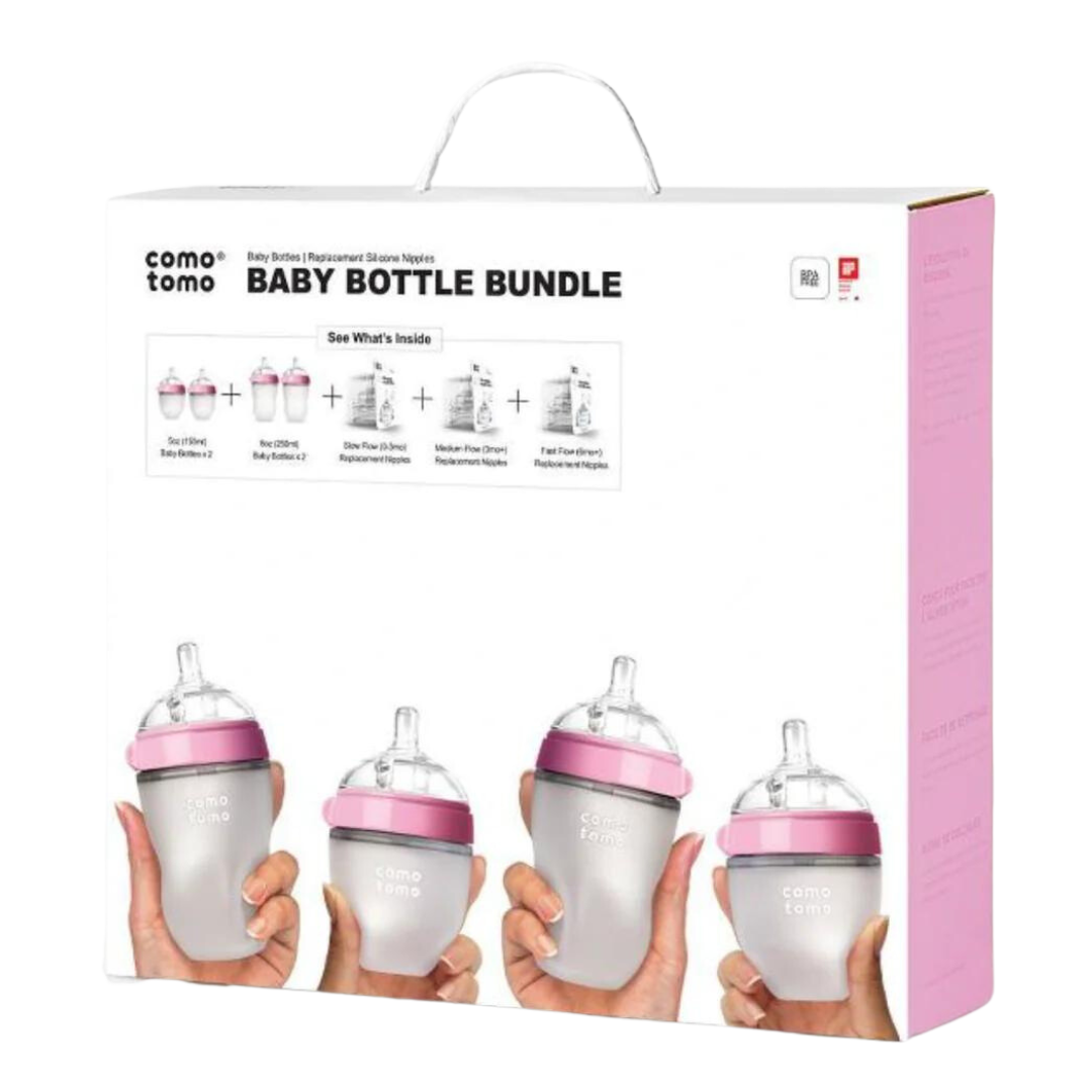 Pink Comotomo Bottle Bundle – Mom Me Boutique