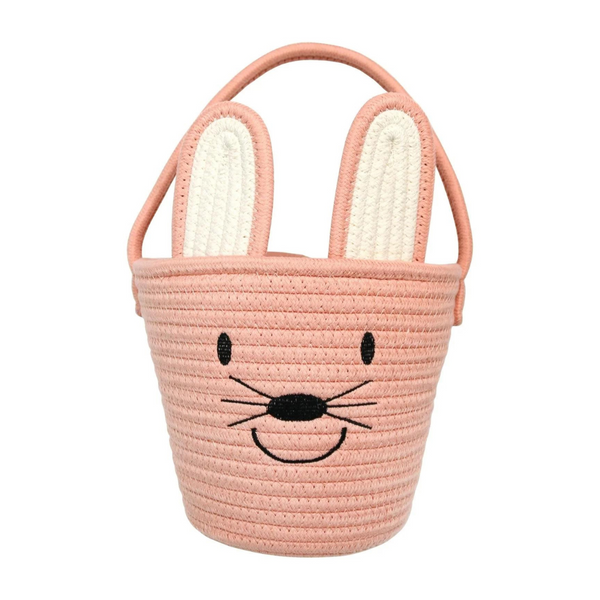 Bunny Easter Basket - Peach