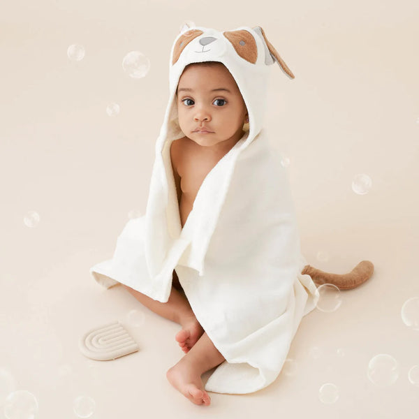 Puppy Hooded Baby Bath Wrap