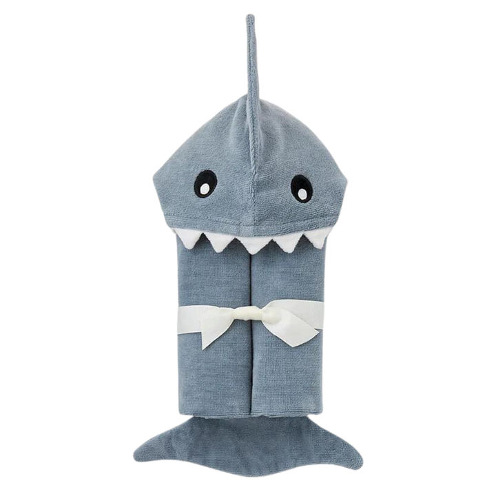 Shark Hooded Baby Bath Wrap