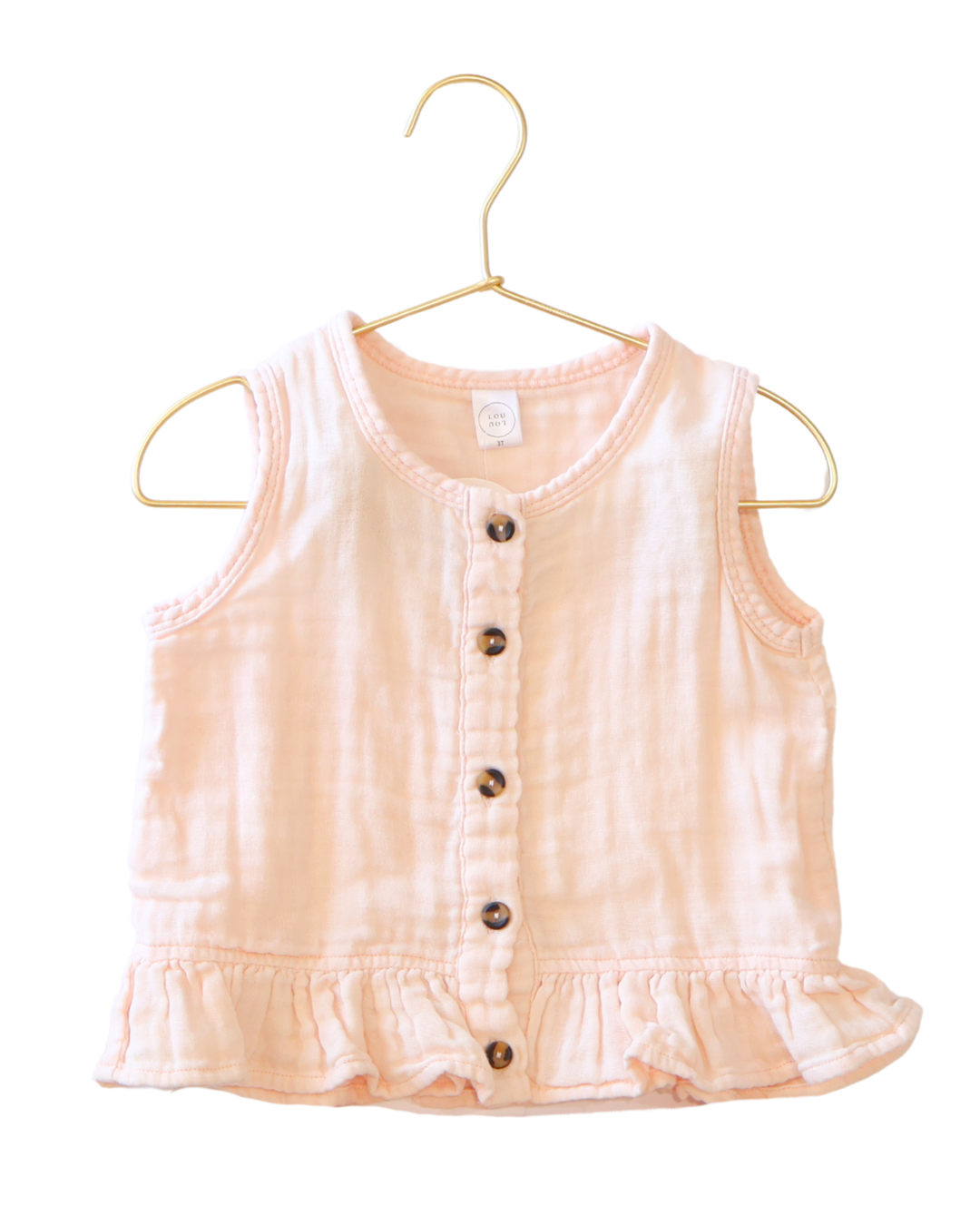 Ruffle Tank + Short Set - Blush