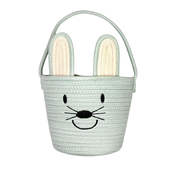 Bunny Easter Basket - Mint
