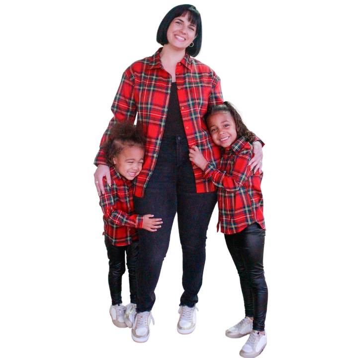 Mini Red Plaid Shirt