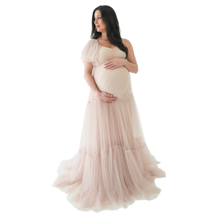 Angelina Dress - Tan