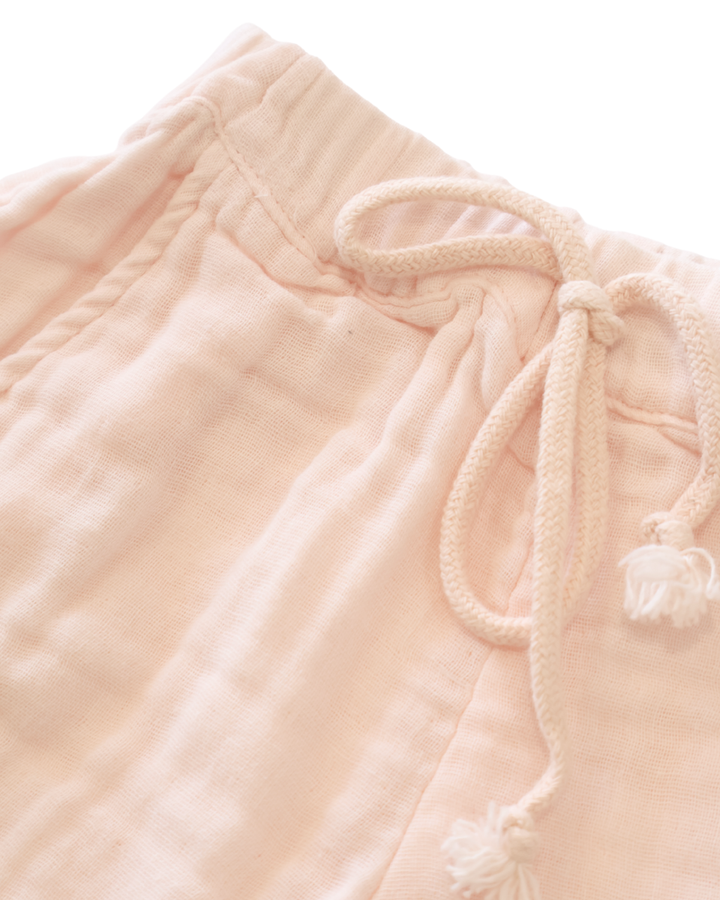 Ruffle Tank + Short Set - Blush