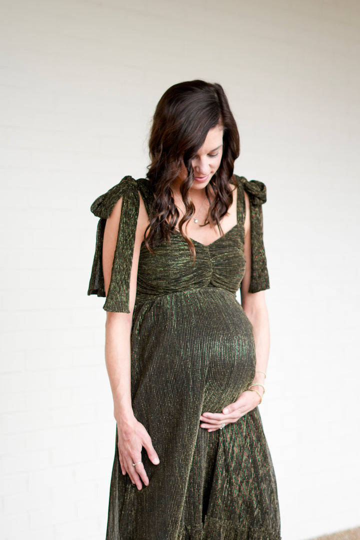 Marisol Dress - Black/Gold