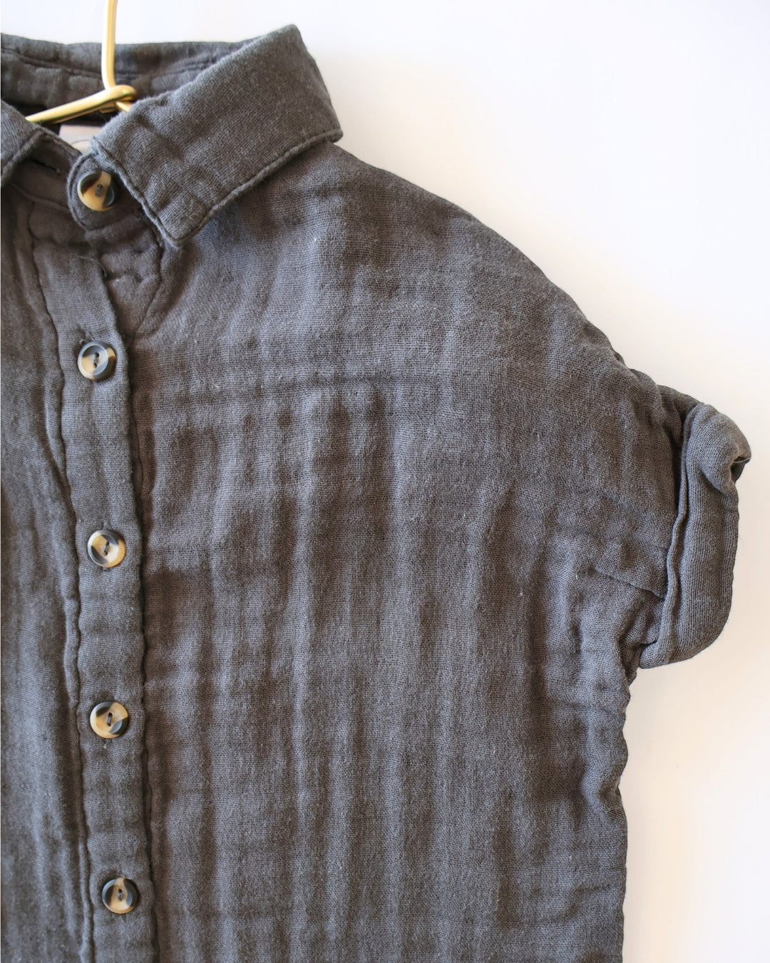 Shirt + Short Set - Charcoal