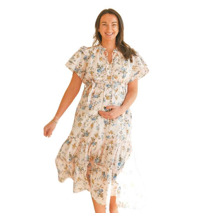 Isabella Dress - Coral