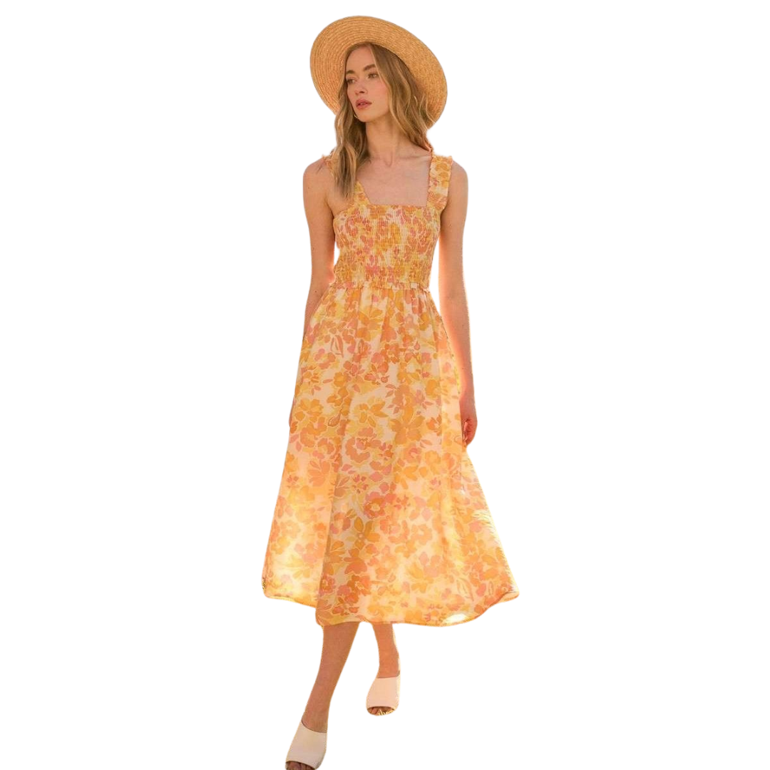 Dahlia Dress - Yellow