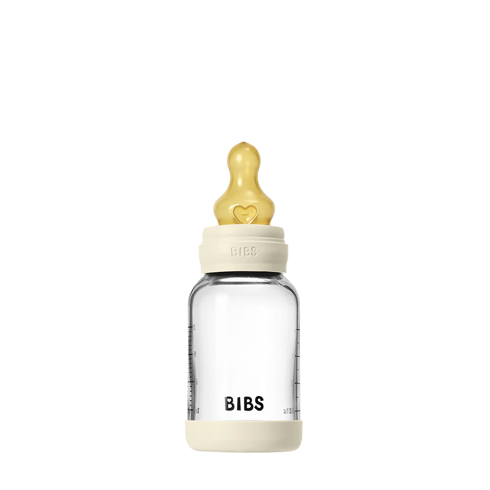 Glass Bottle 4oz Latex - Ivory