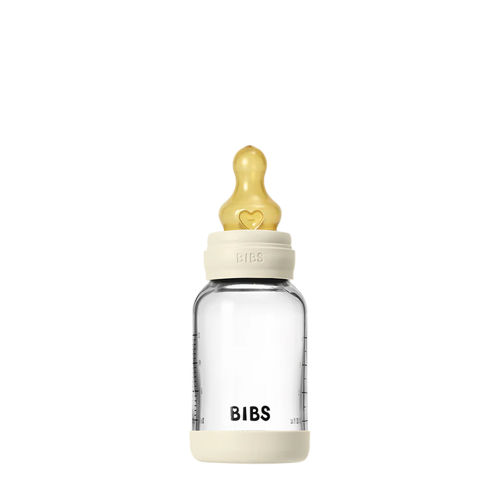 Glass Bottle 4oz Latex - Ivory