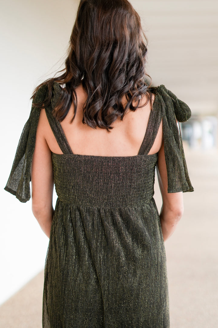 Marisol Dress - Black/Gold