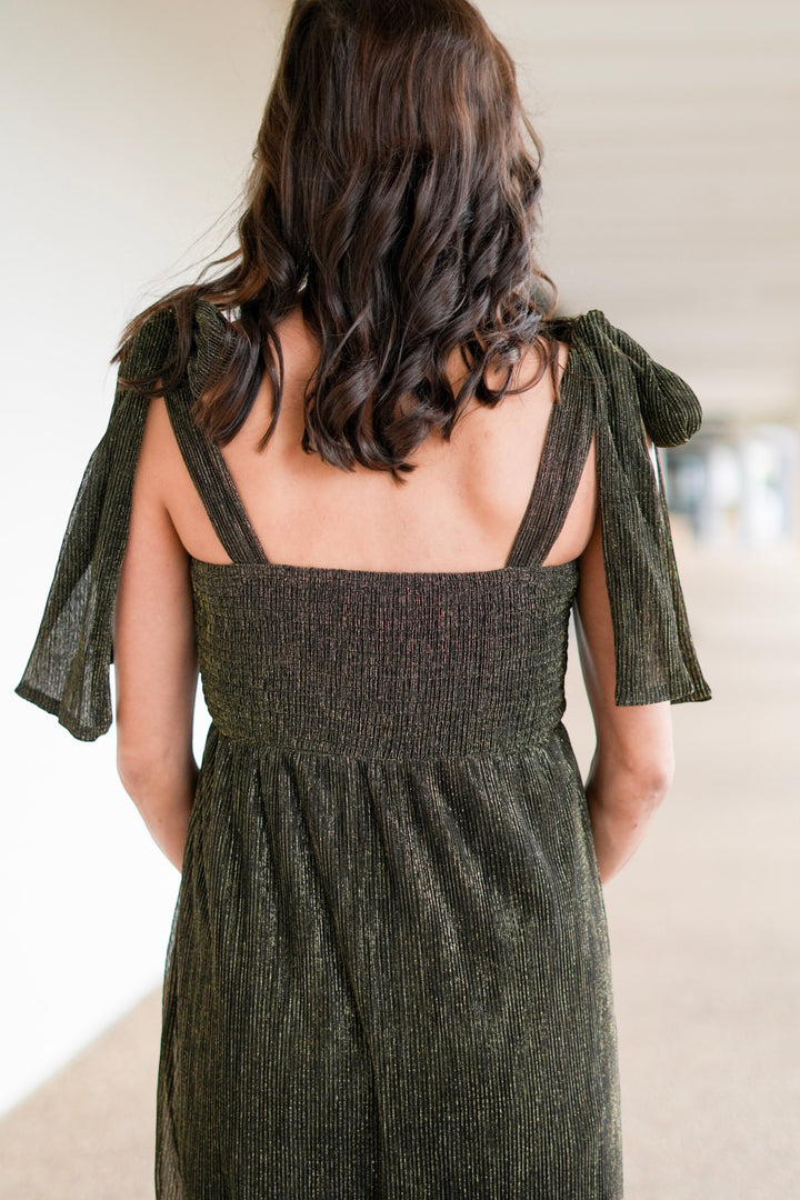 Marisol Dress - Black/Gold