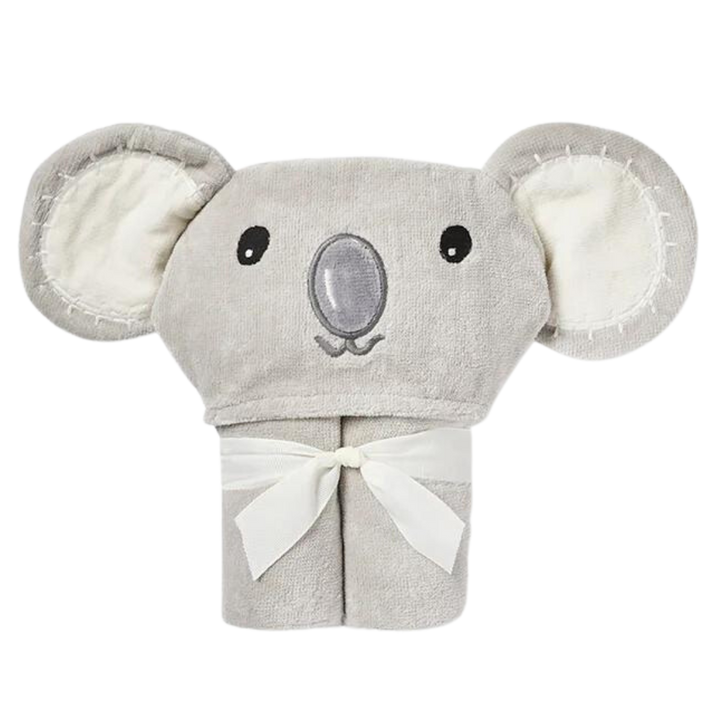 Koala Hooded Baby Bath Wrap