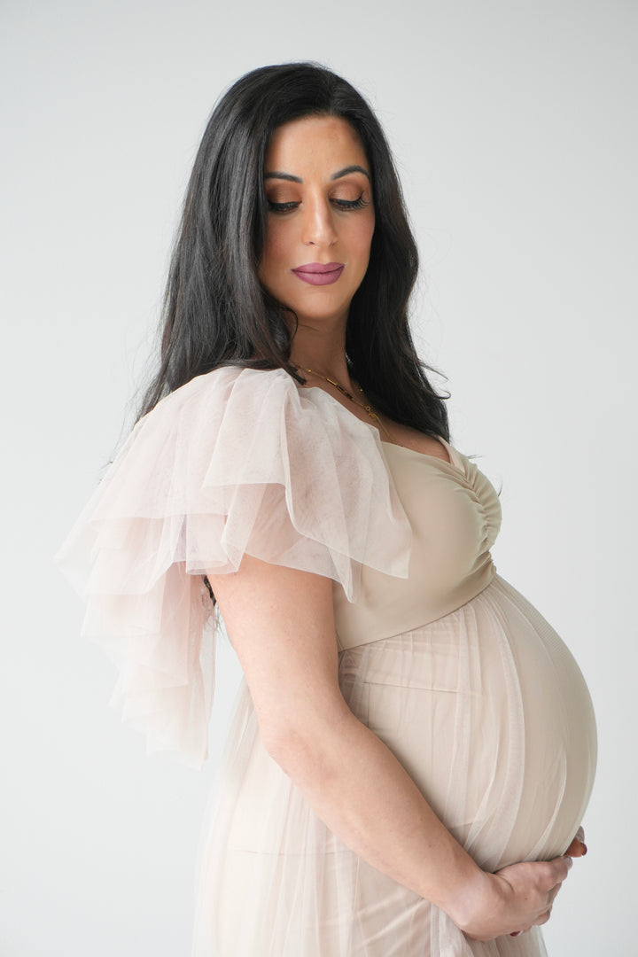 Angelina Dress - Tan