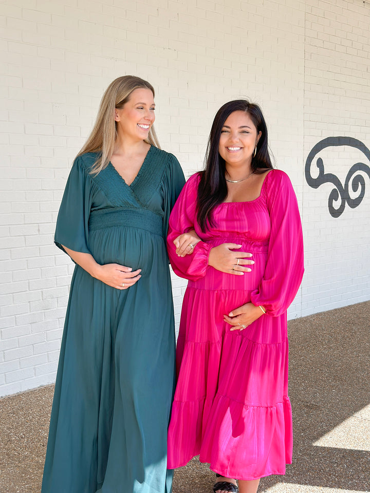 Serena Dress - Fuchsia