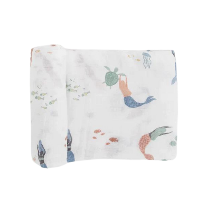 Mermaids Cotton Muslin Swaddle