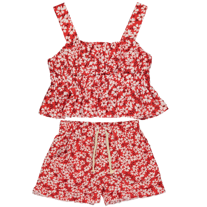 Top/Short Set - Red