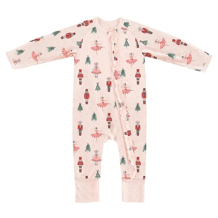 Cozy Romper Nutcracker - Pink