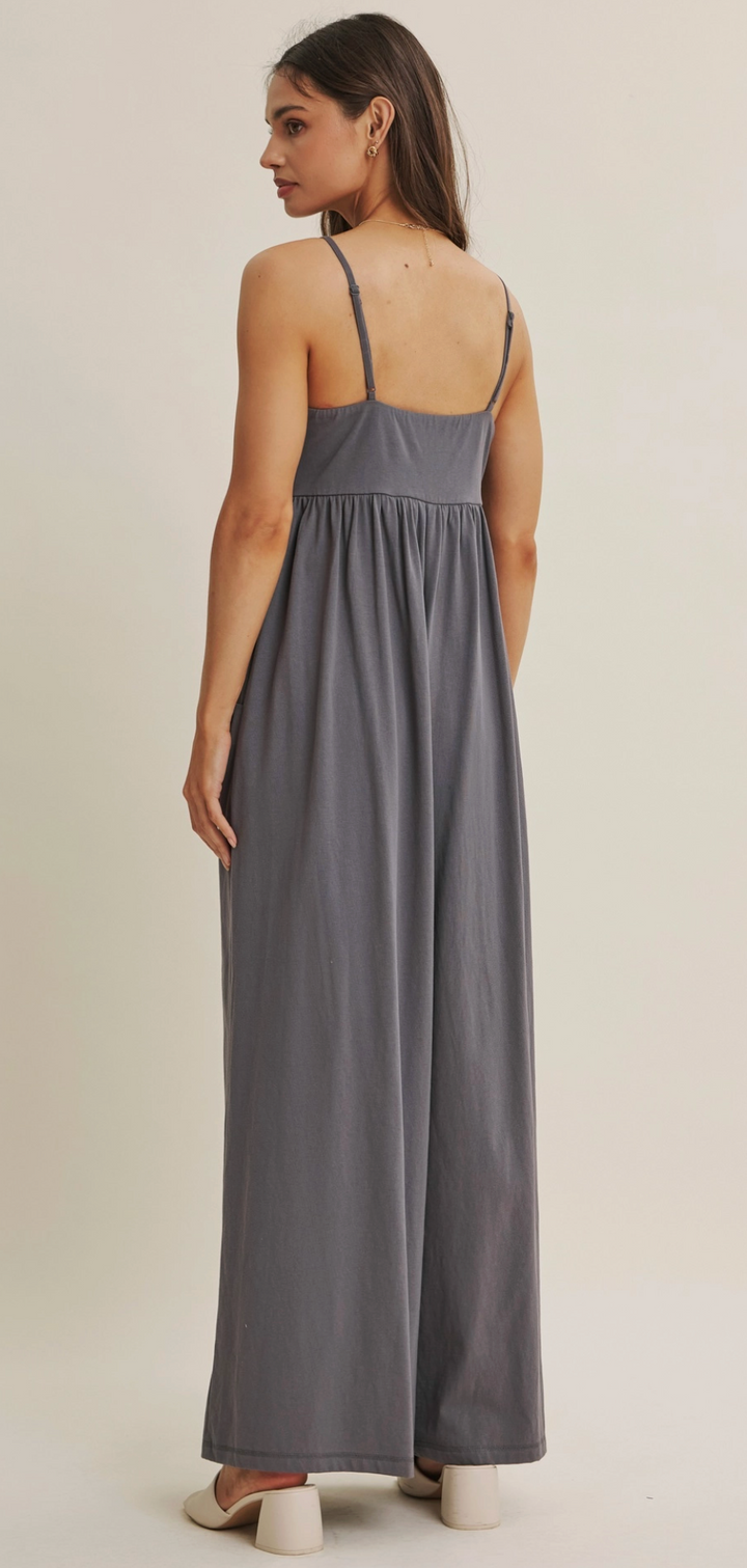 Nova Jumpsuit - Charcoal