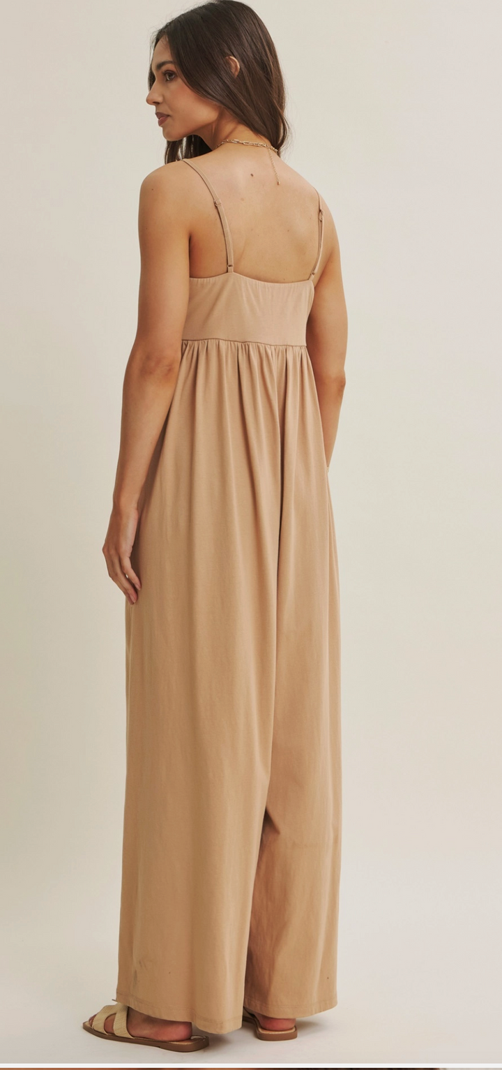 Nova Jumpsuit - Latte