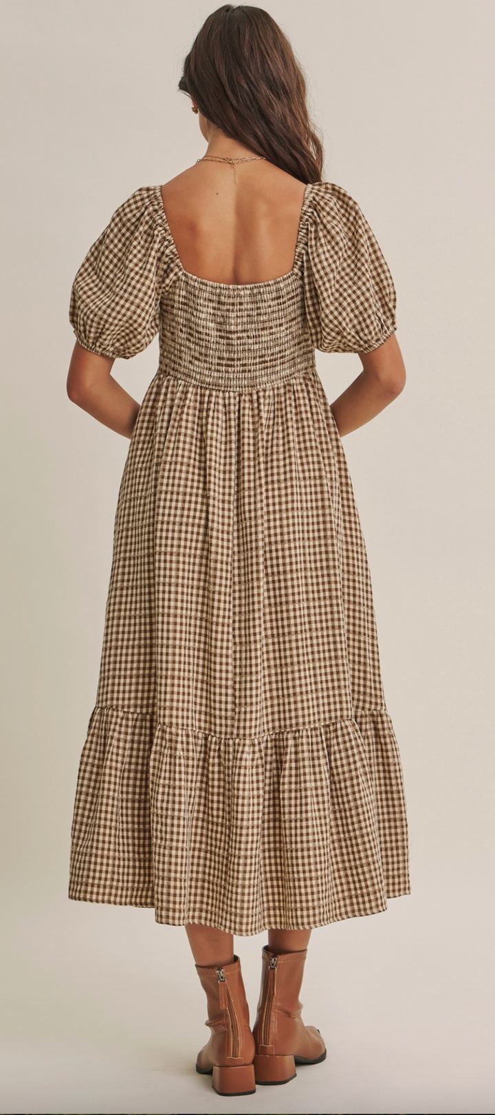 Reeva Dress - Olive Mocha