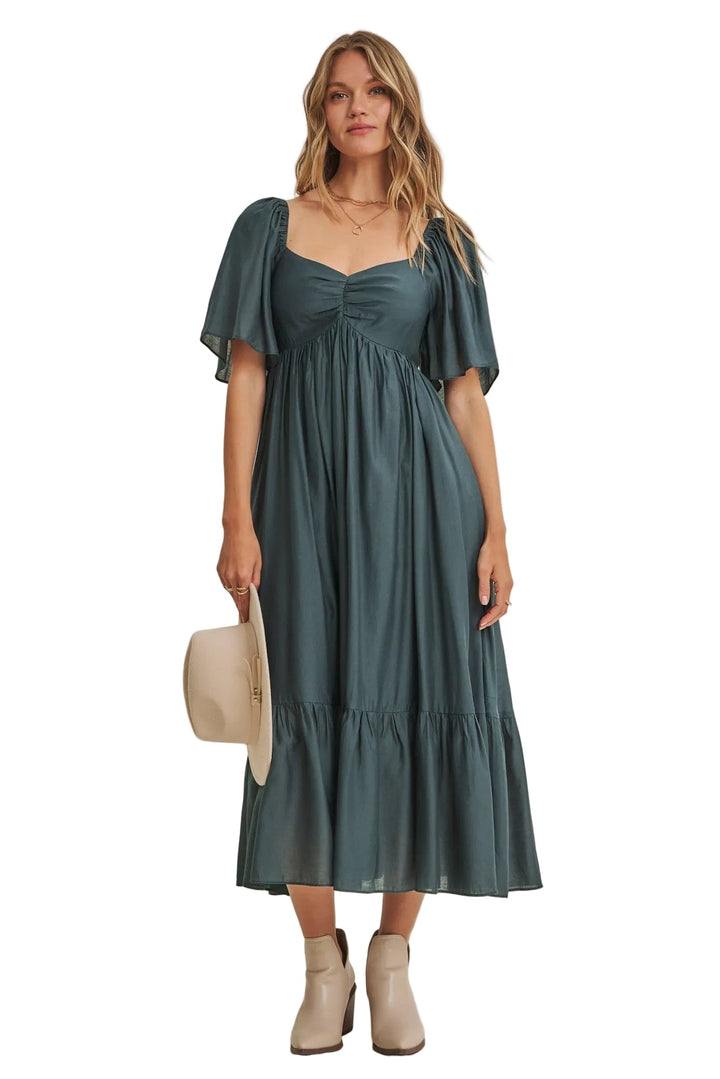 Avery Dress - Emerald Green