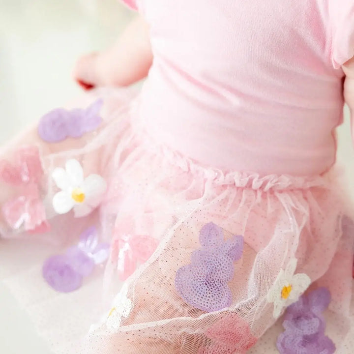 Bunny Bow Tutu Bodysuit