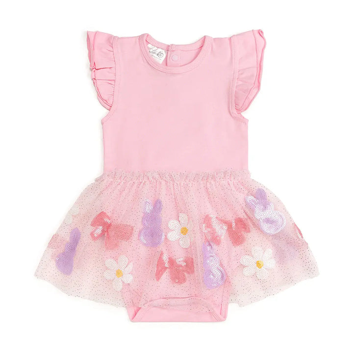 Bunny Bow Tutu Bodysuit