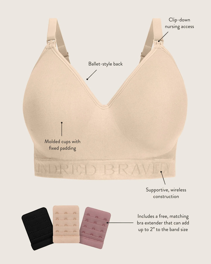 Sublime®  Nursing Bra - Black