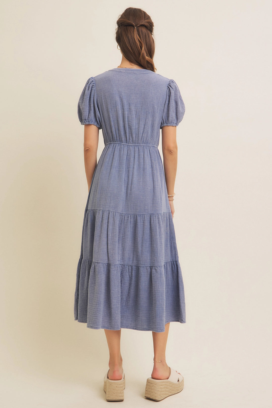Marina Dress - Washed Denim