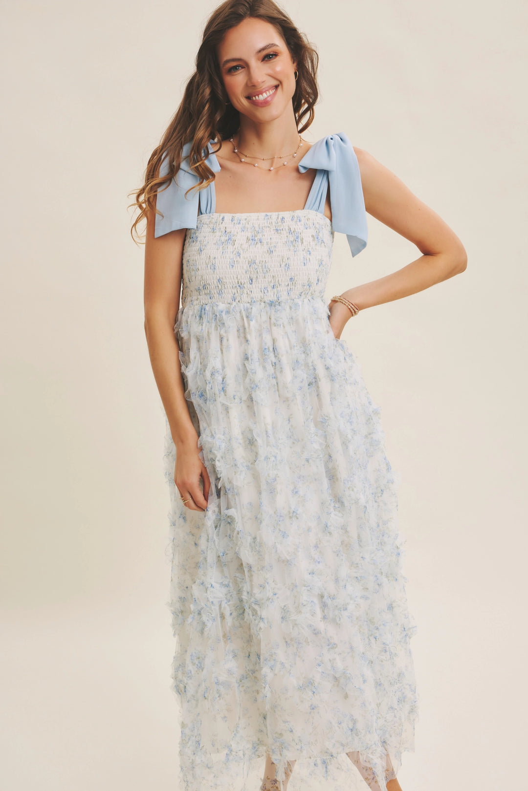 Wisteria Dress - Maya Blue