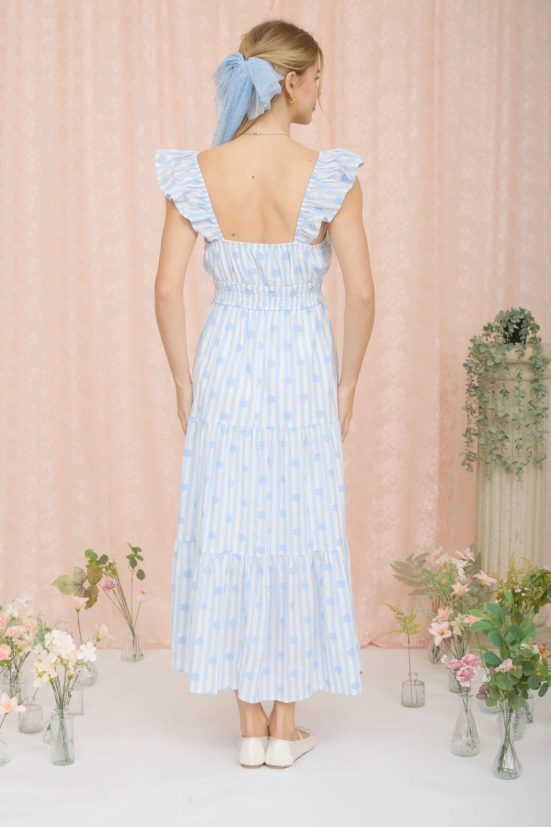 Arden Dress - Light Blue