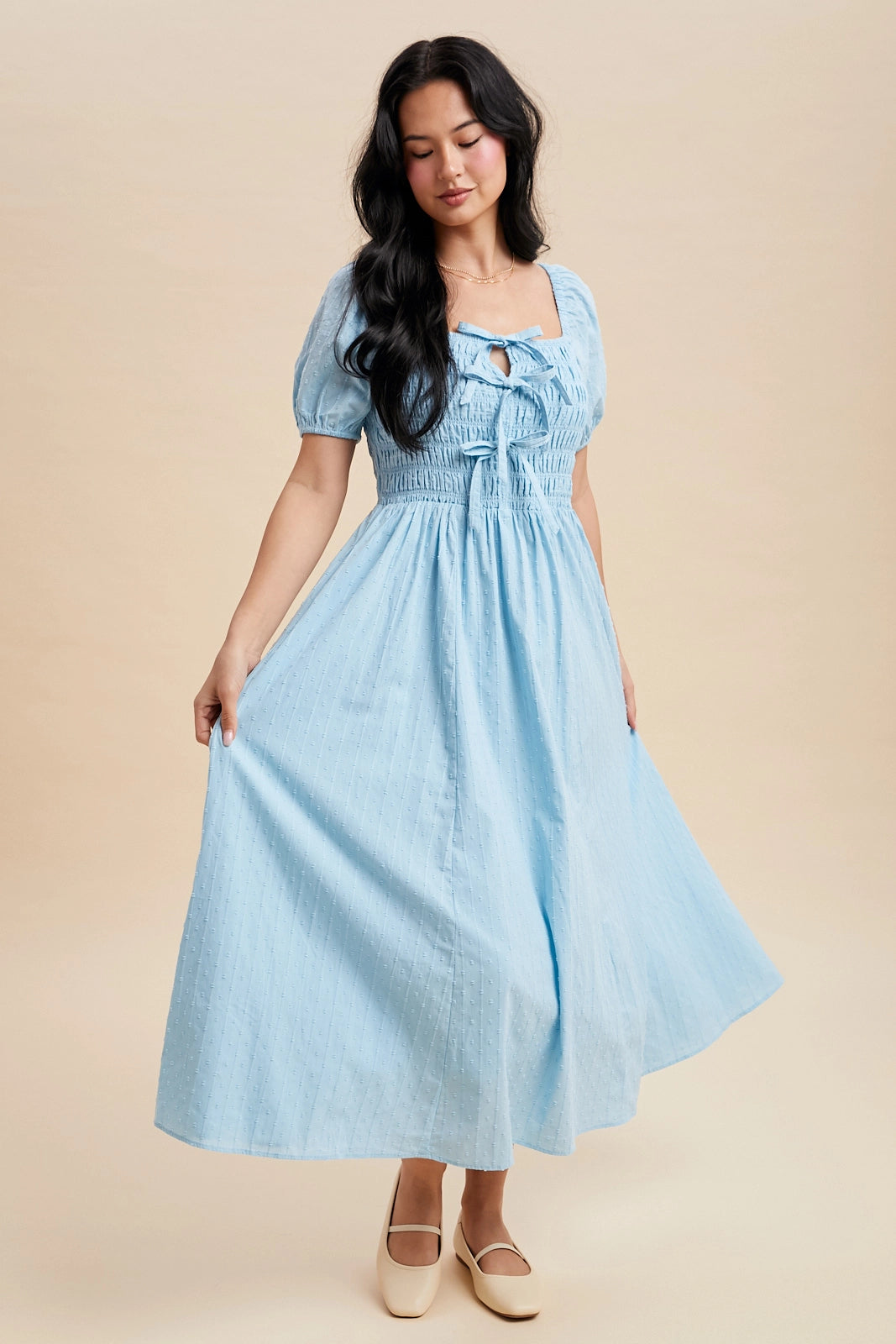 Blythe Dress - Blue Aura