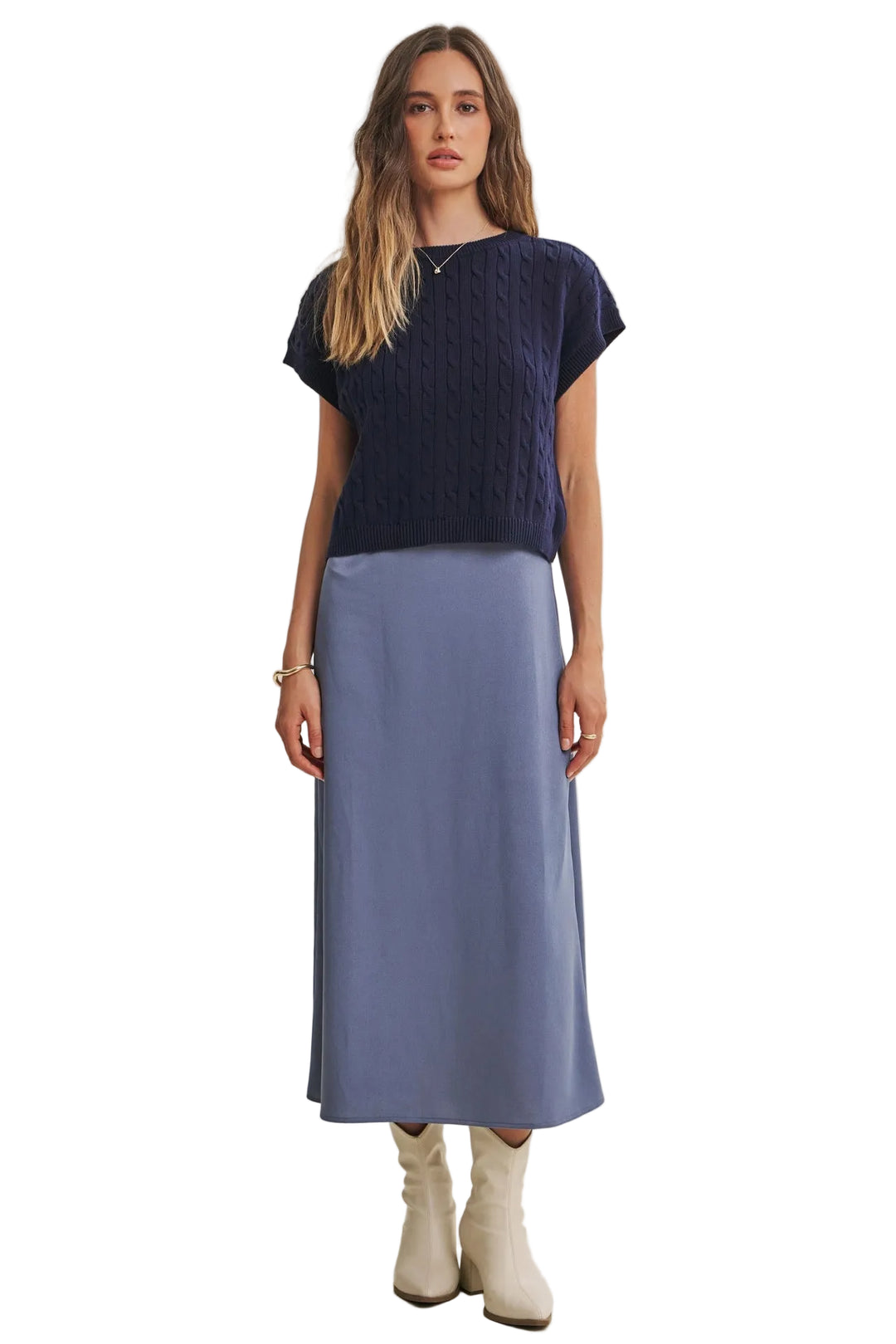 Elani Set -Silver Blue/Navy