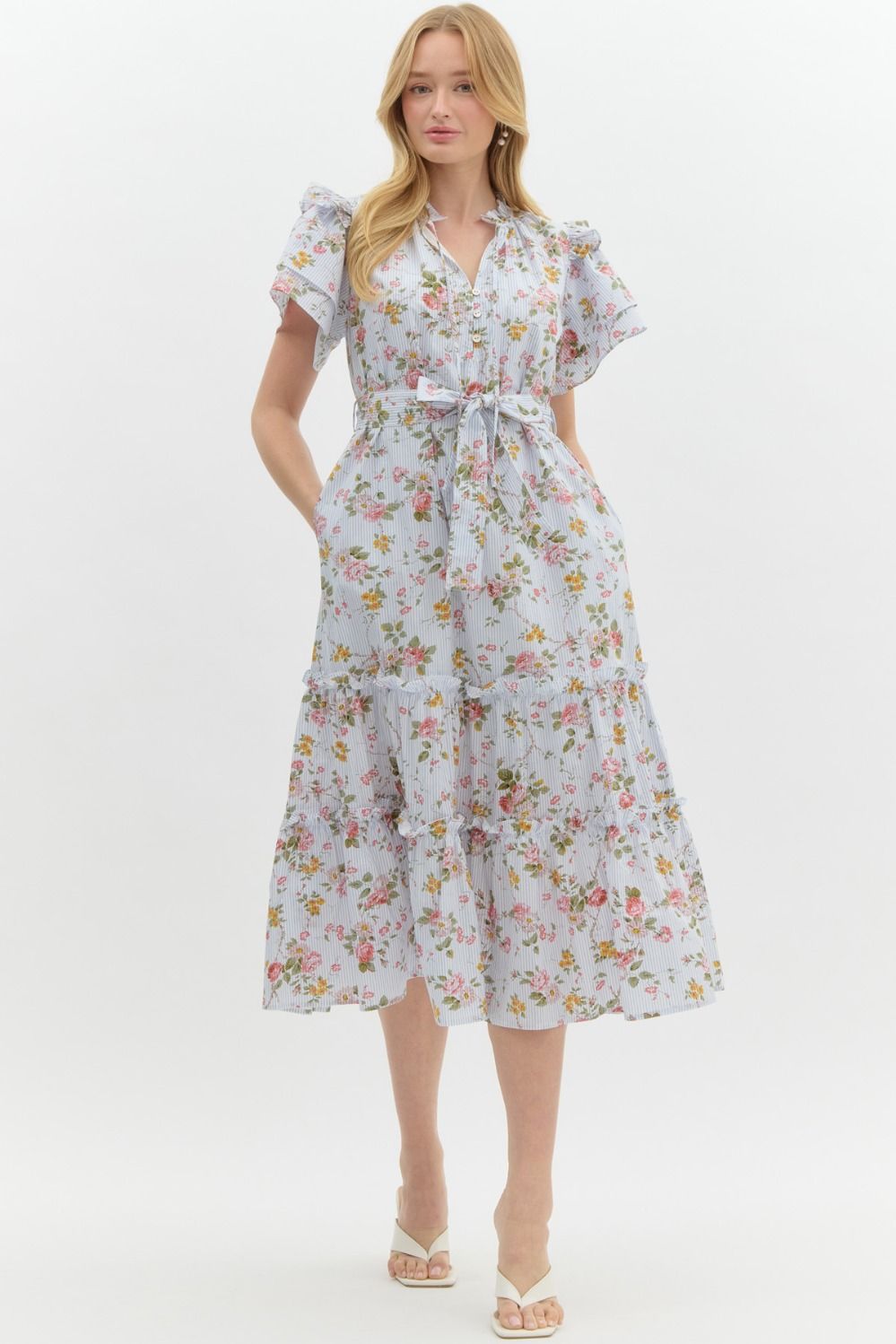 Isabella Dress - Blue