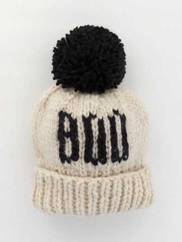 Boo Knit Beanie Hat