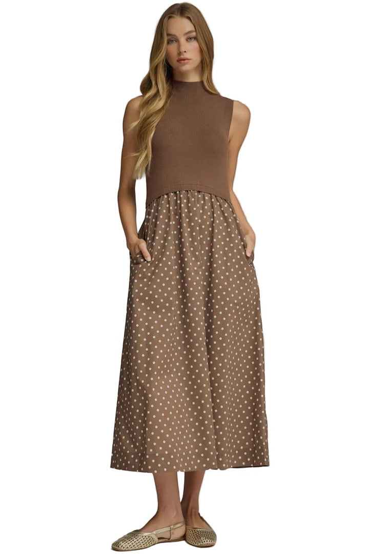 Leelee Dress - Brown