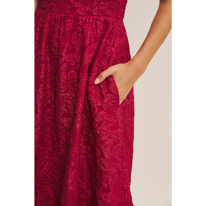 Jordyn Dress - Burgundy
