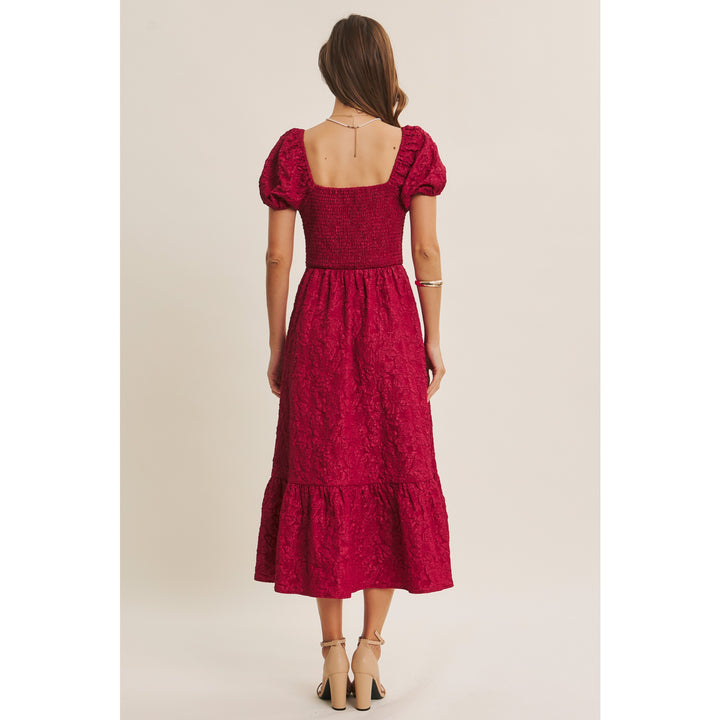 Jordyn Dress - Burgundy