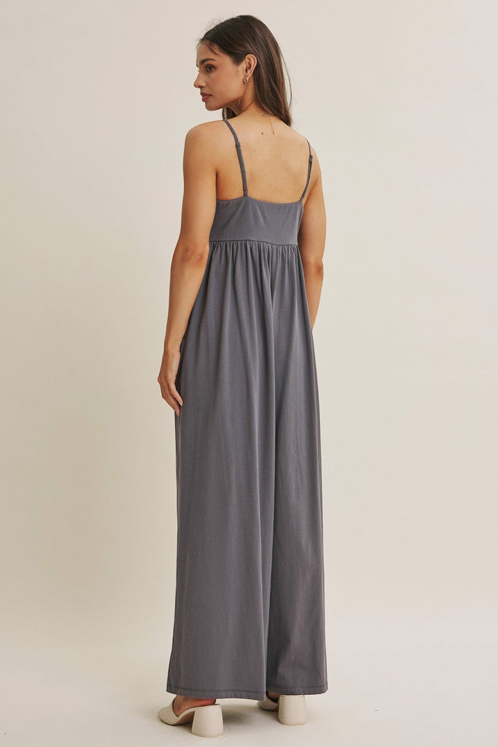 Nova Jumpsuit - Charcoal