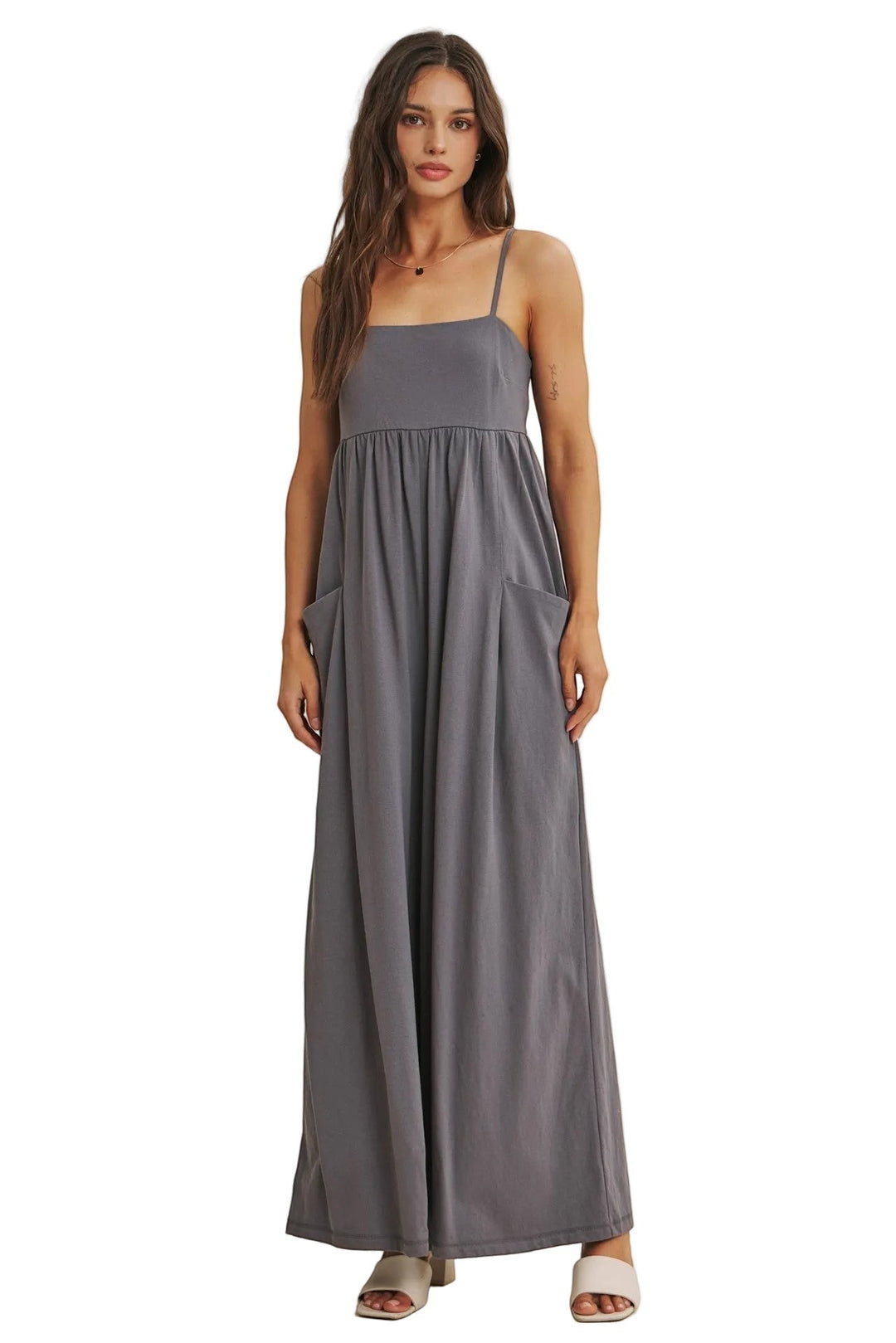 Nova Jumpsuit - Charcoal