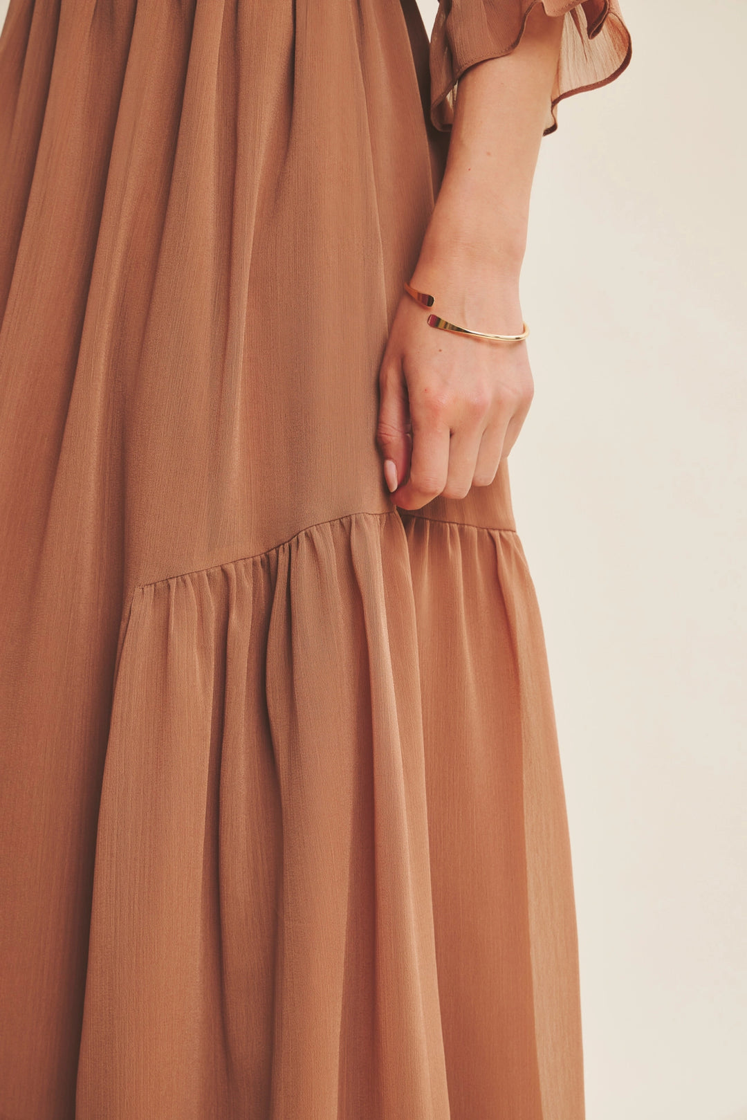 Clara Dress - Mocha Mousse