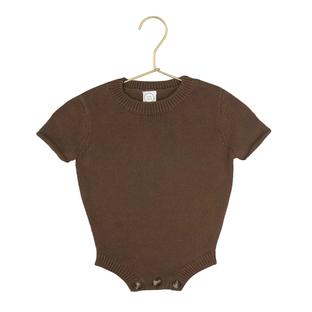 Knit Onesie - Cocoa