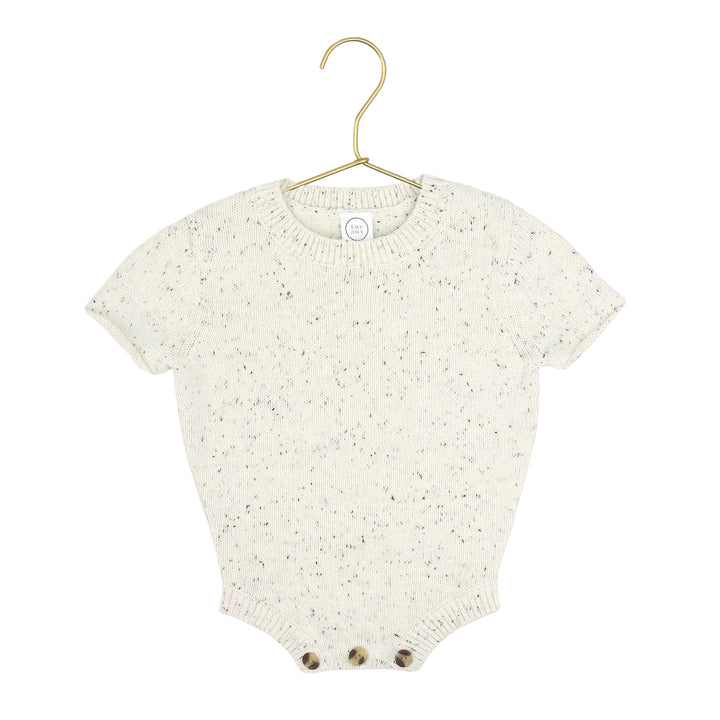 Knit Onesie - Cream Speckle