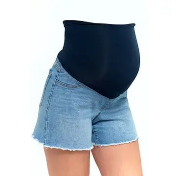 Jocelyn - Maternity Dad Jean Shorts