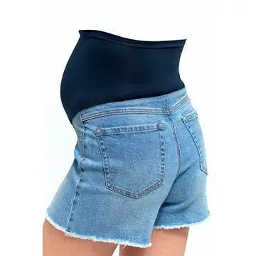 Jocelyn - Maternity Dad Jean Shorts