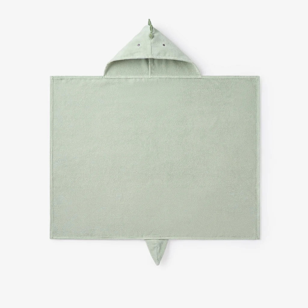 Dino Hooded Baby Bath Wrap