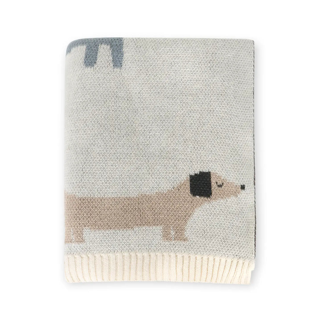 Jacquard Knit Baby Blanket